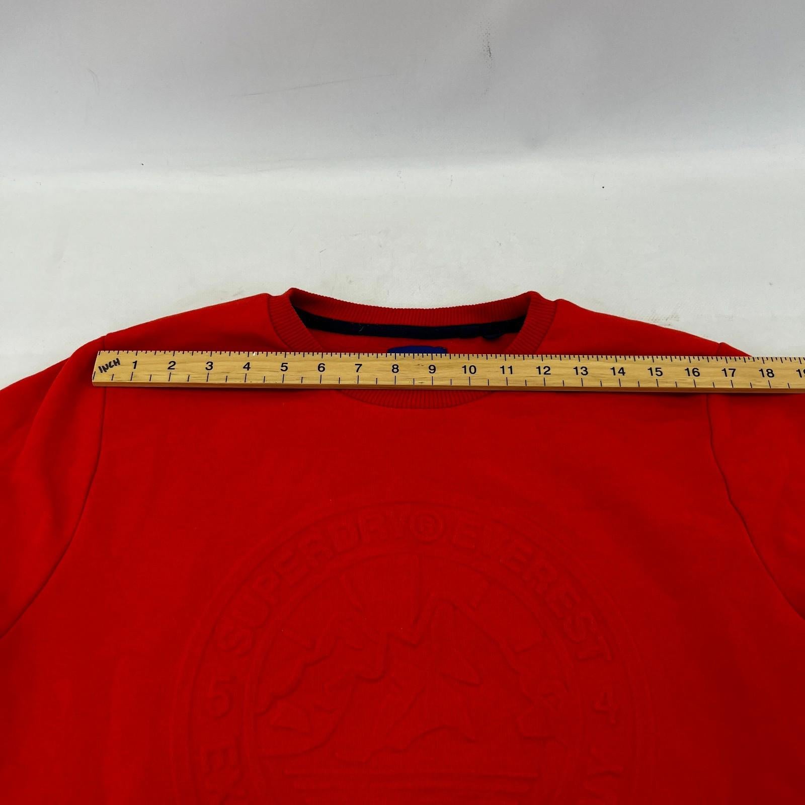 Superdry Everest Explorer Sweatshirt in Orange Men's size Large Crew Neck