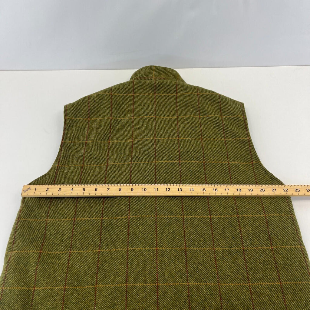 Rydale Country Gilet Mens size M Green Full Zip Sleeveless Jacket Vest Padded