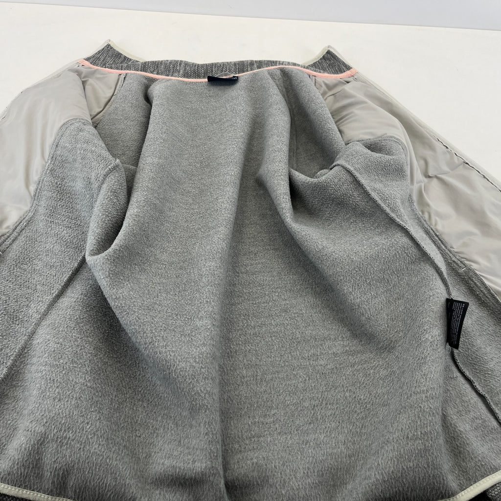 Craghoppers Womens Hybrid Fleece Jacket Grey Padded Quilted Size UK 18 - EU 44