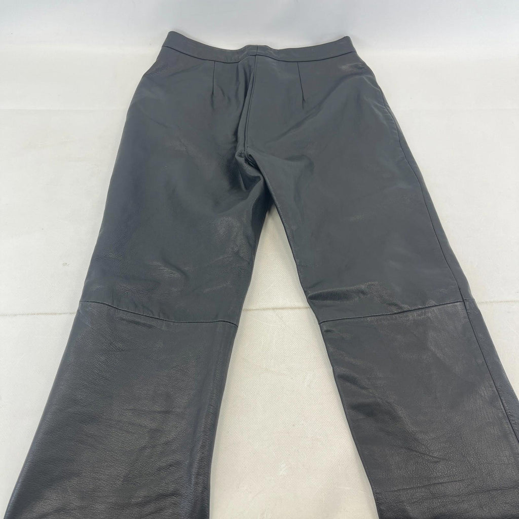 Women’s Real Leather Trousers/Jeans in Black UK size 12