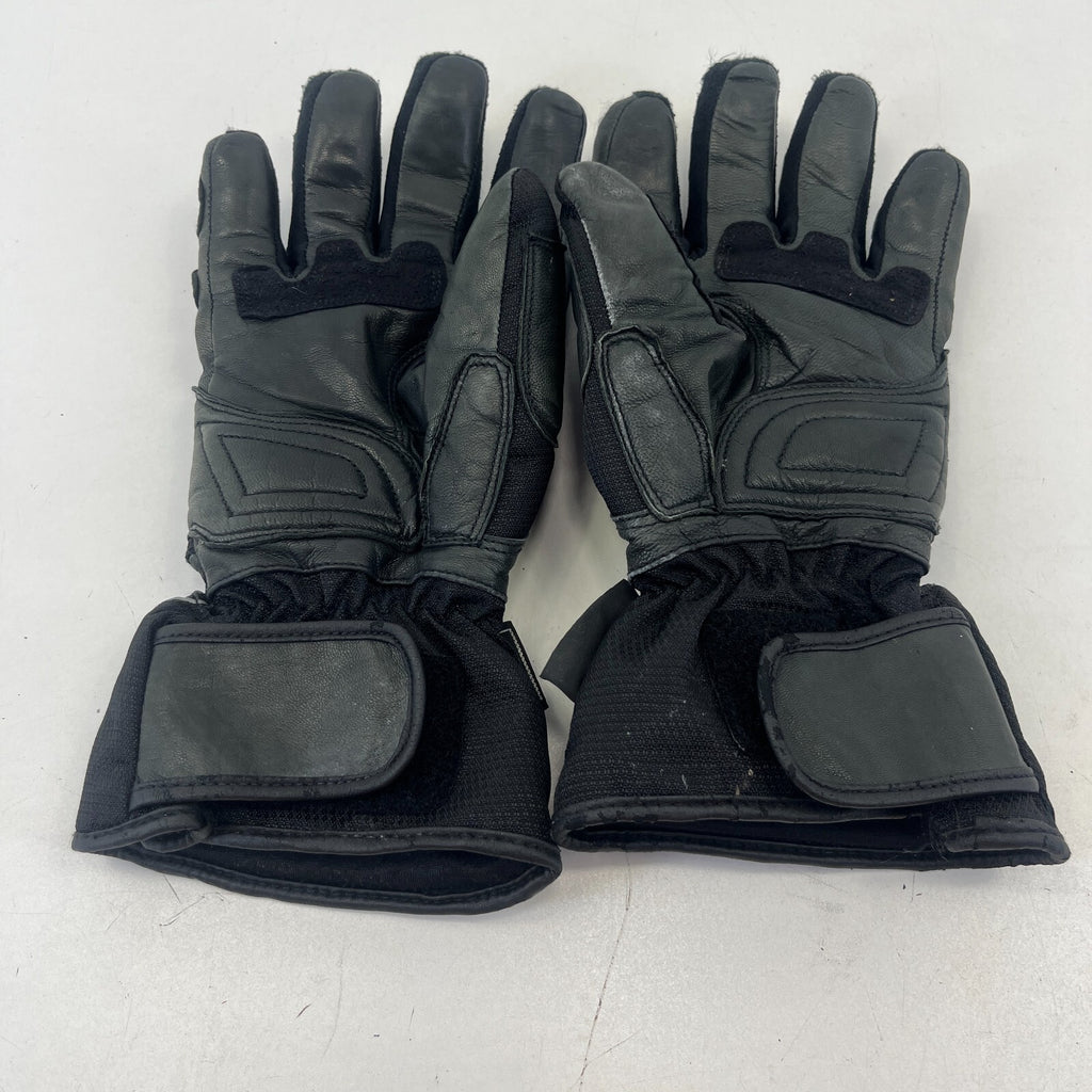 Richa Leather & Textile Motorcycle Motorbike Gloves Black & Silver size M