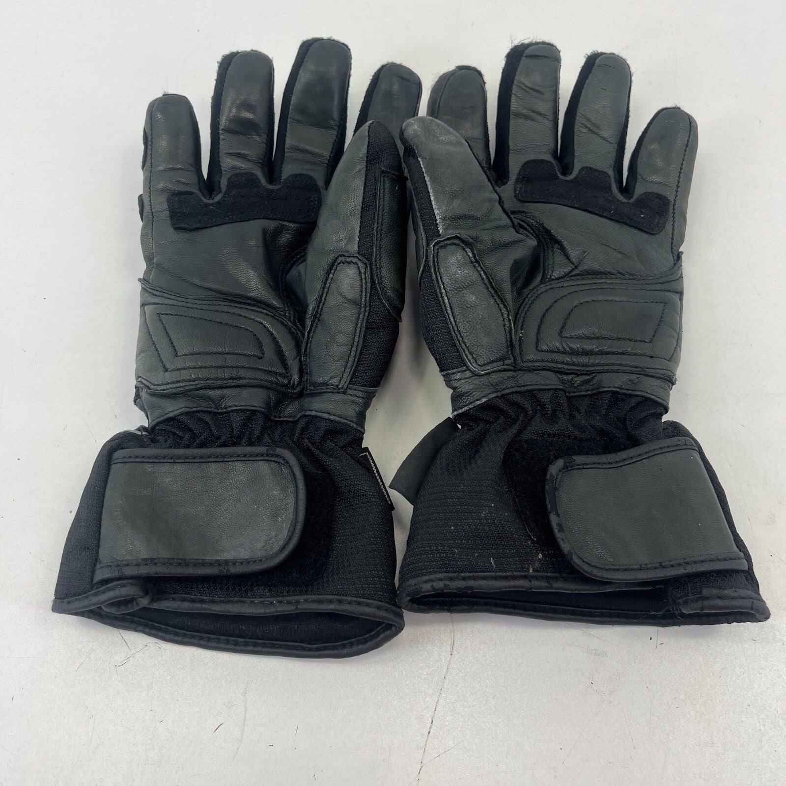 Richa Leather & Textile Motorcycle Motorbike Gloves Black & Silver size M