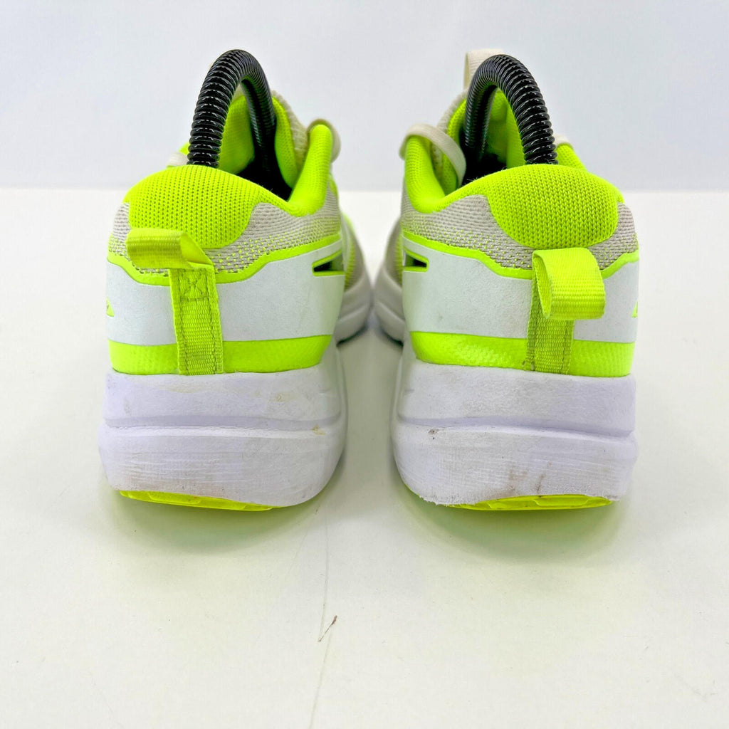 Nike Cosmic Runner White & Fluo Green Running Trainers size UK 5.5 / EU 38.5