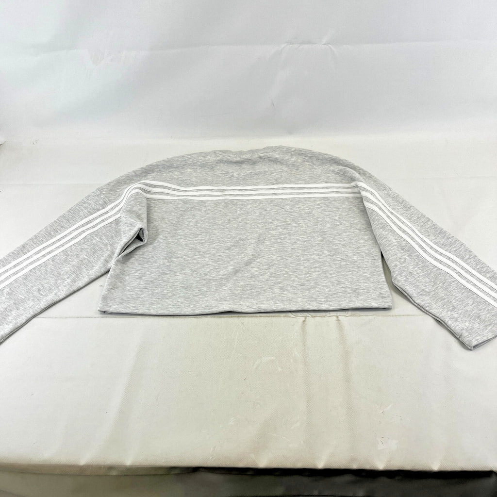 Manchester United Adidas Baggy Cropped Women's Sweatshirt Light Grey size Medium