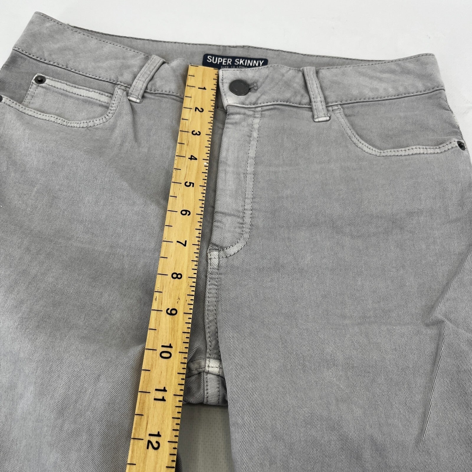 Marks & Spencer Light Grey Super Skinny Jeans - UK size 10L - BNWOT