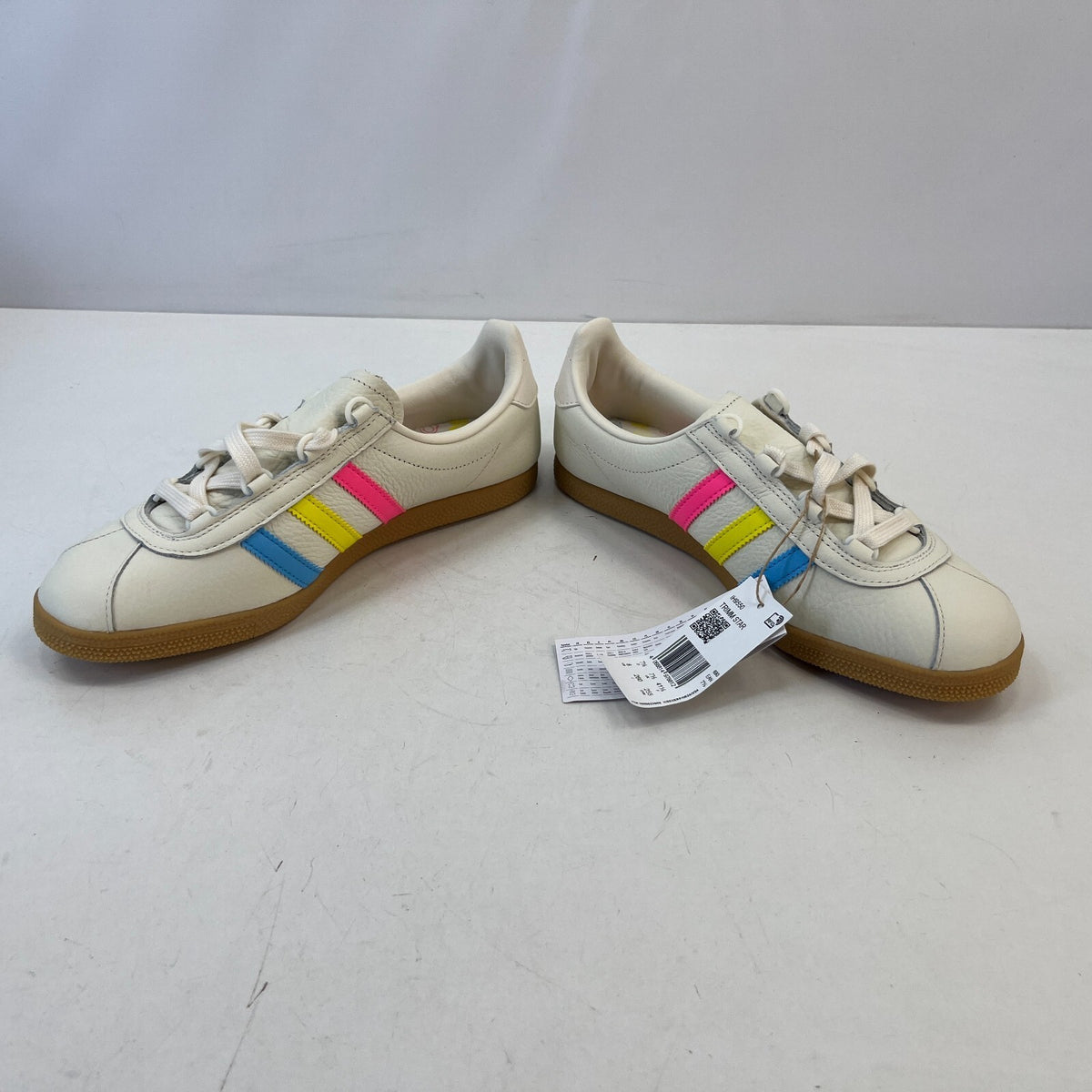 Adidas Trimm Star Men’s CMYK White Leather UK 7.5 - IH9550 - New in Box