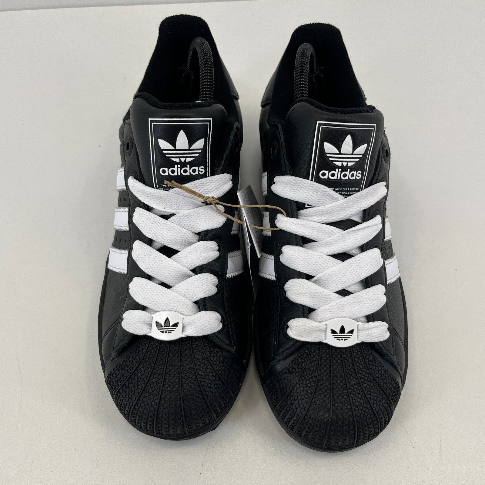 Adidas Originals Superstar II Core Black Trainers New Without Box UK 8 EU 42