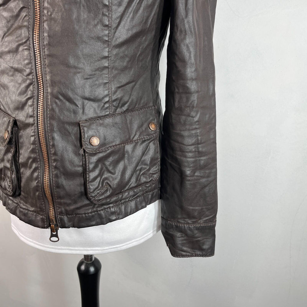 Marc O'Polo Women's Brown Short Wax Jacket size EU 40 / UK M