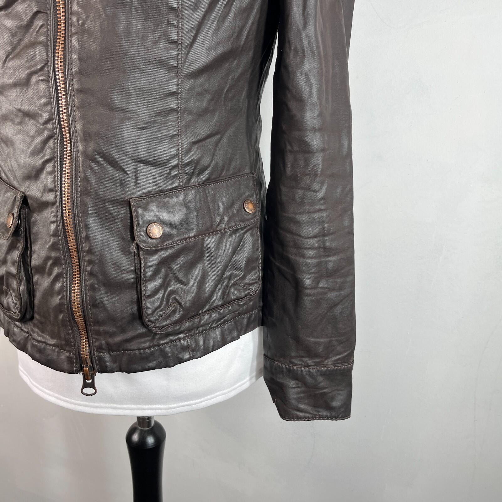 Marc O'Polo Women's Brown Short Wax Jacket size EU 40 / UK M