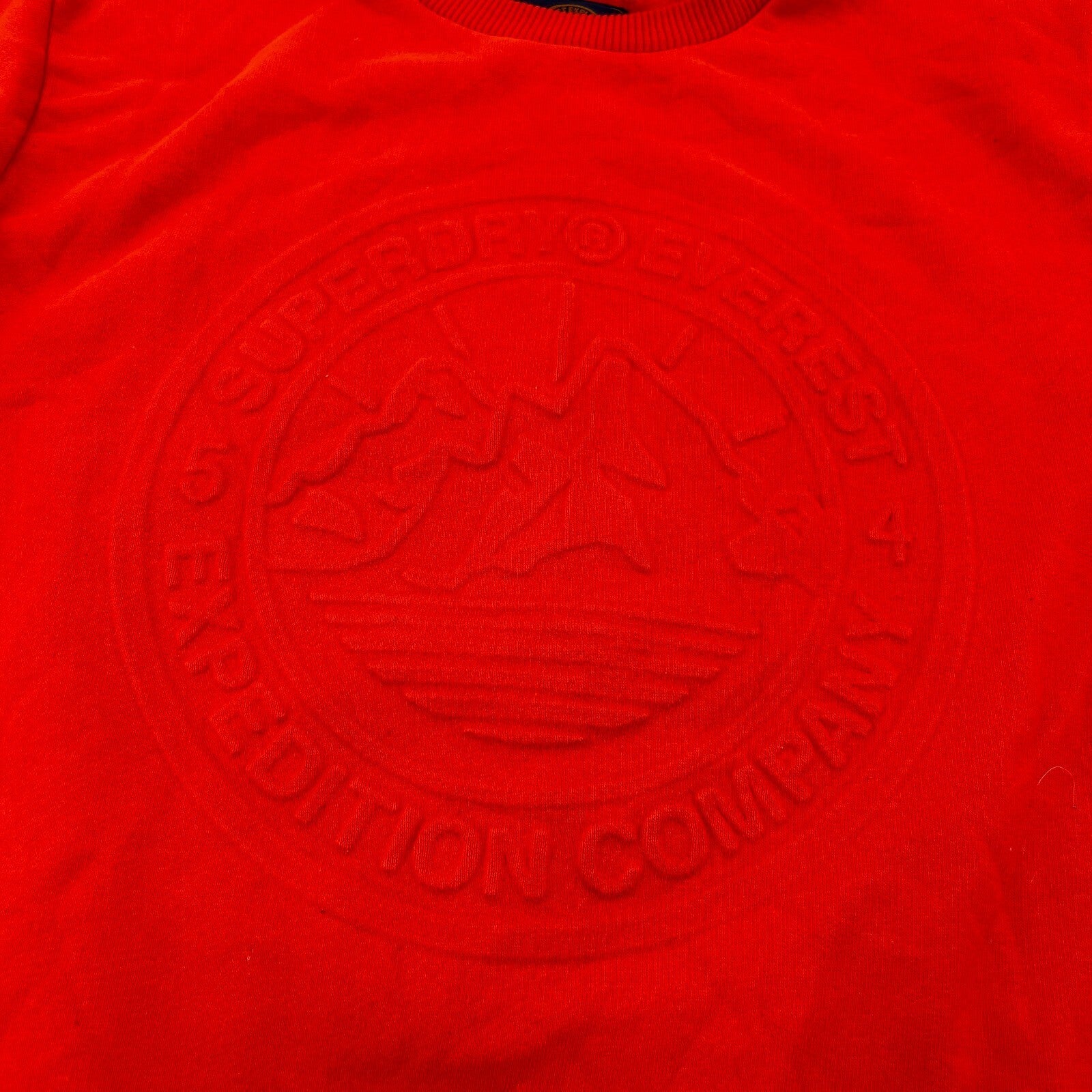 Superdry Everest Explorer Sweatshirt in Orange Men's size Large Crew Neck