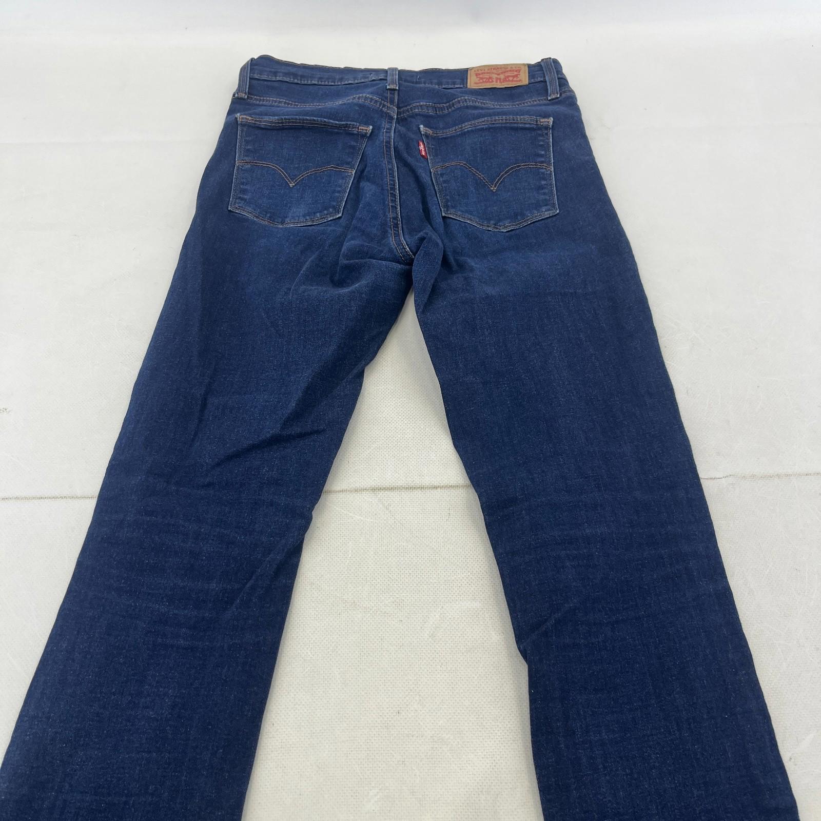 Levis Slimming Skinny Jeans Navy Blue Denim Women's W28" L30"