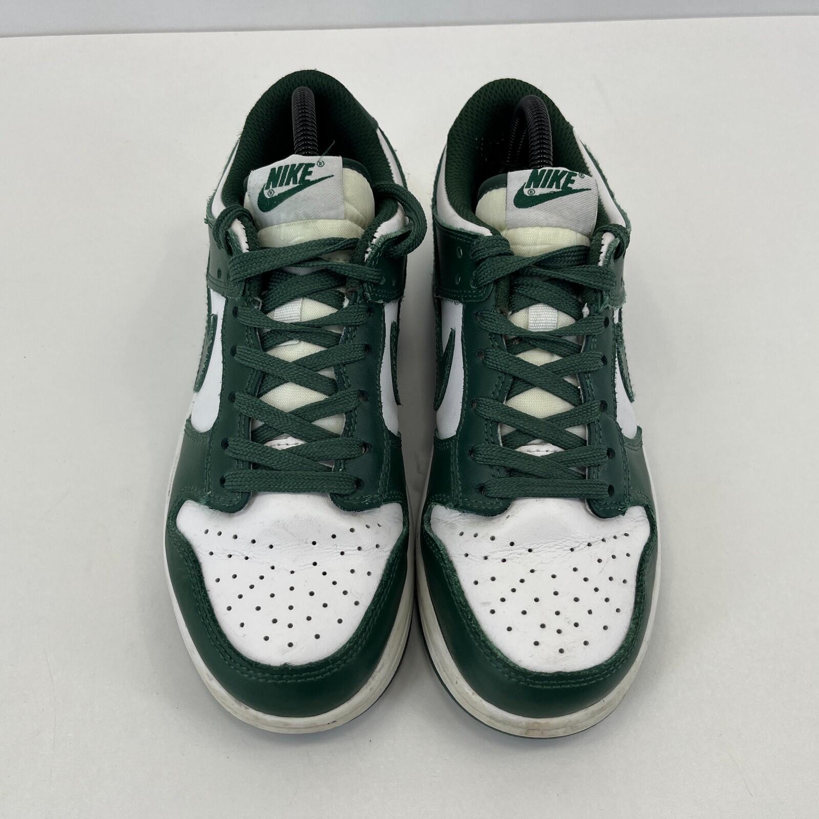 Nike Dunk SB Low Trainers Shoes in Vintage Green Youth size UK 5.5 / EU 39