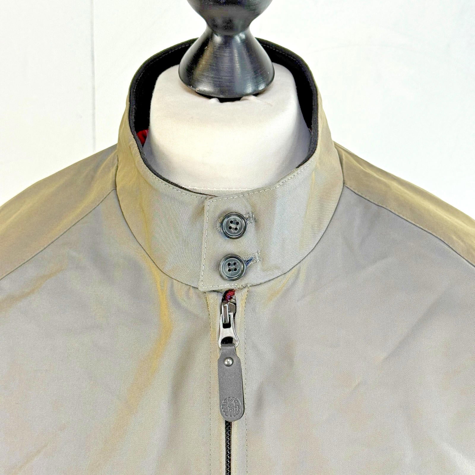 Ska & Soul Harrington Bomber Jacket Storm Grey Mens 3XL Reggae Skinhead Mod