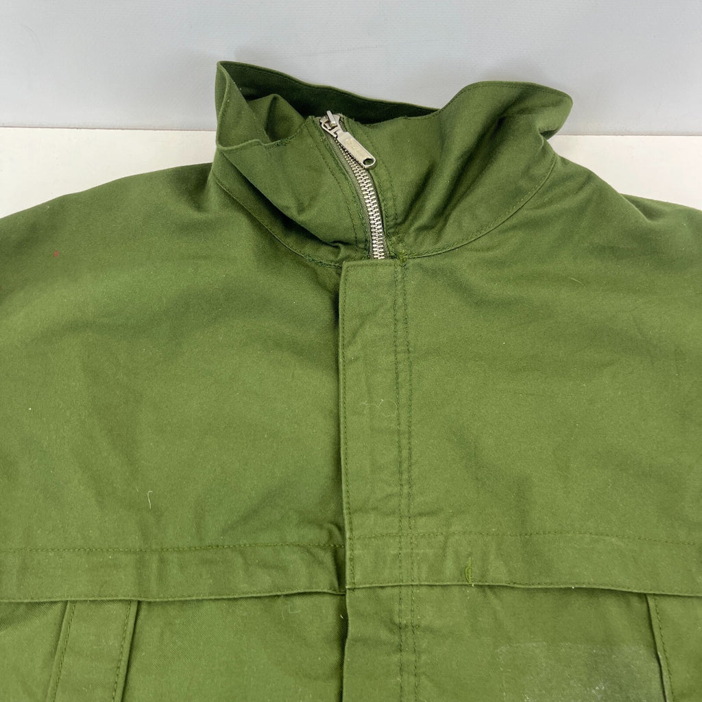 Vintage Marquardt & Schulz German Army Chore Jacket Olive Green Military EU 50
