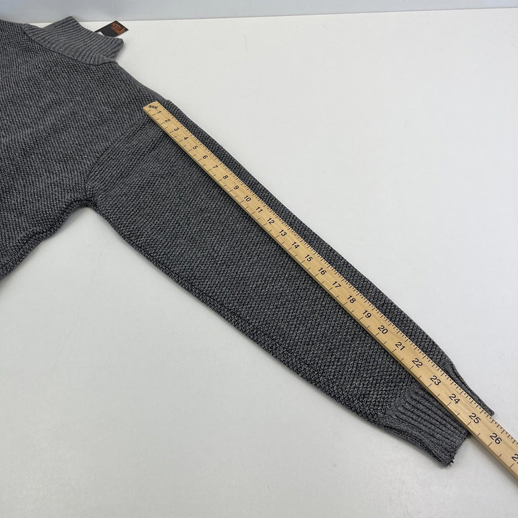 Raphael Valencino Thermal Fleece Lined Jacket Grey Long Sleeve Mens M - New
