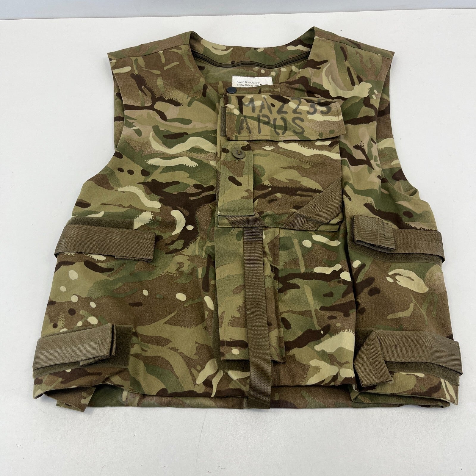 British Army MTP Body Armour Cover ECBA & IS Plate Carrier Vest - size 190/120
