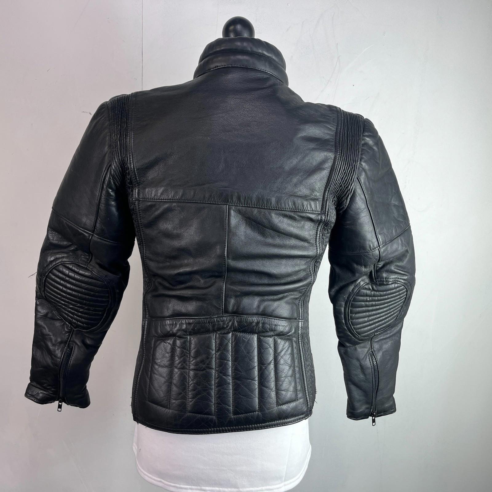 Buffalo Women's Motorcycle Biker Leather Jacket size 8 (Small) Thermal Lined