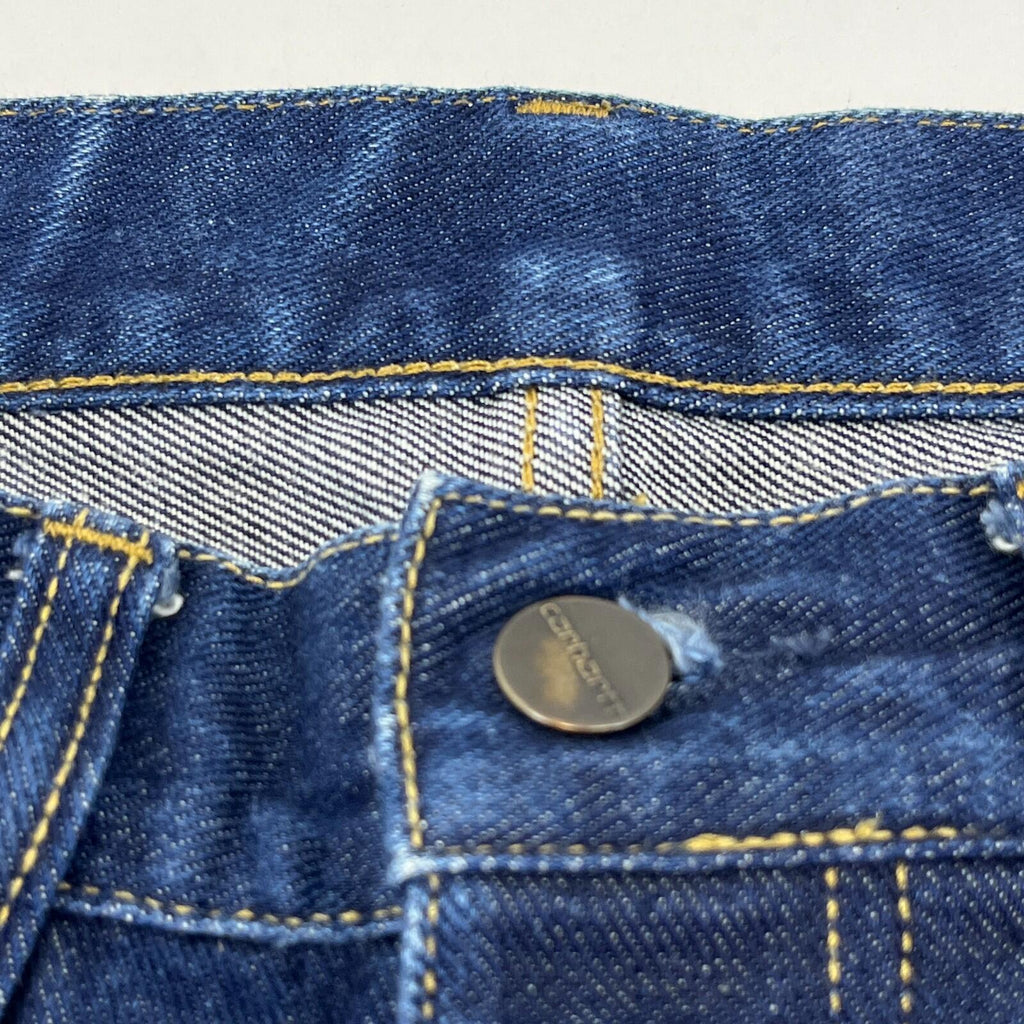 Carhartt Mens Newel Jeans Pant Trousers Dark Blue 100% Cotton W30" L30"