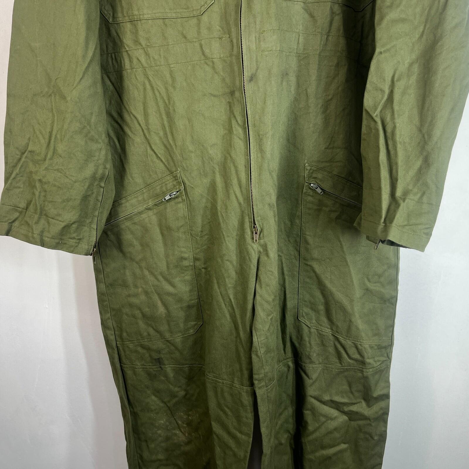 German Military Army Engineers Coveralls Olive Green Boiler Suit EU size 54