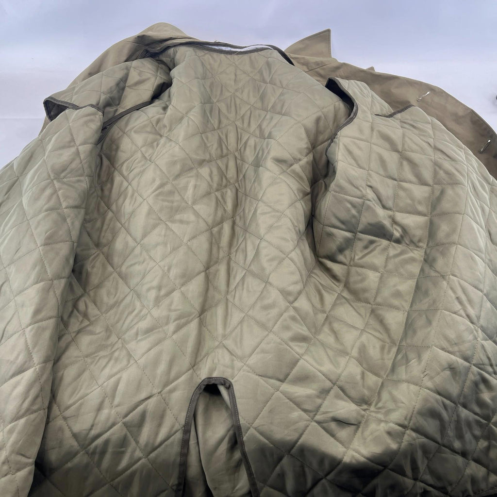 Dutch Army Military Trench Coat inc Removable Quilt Liner Khaki Green EU size 57