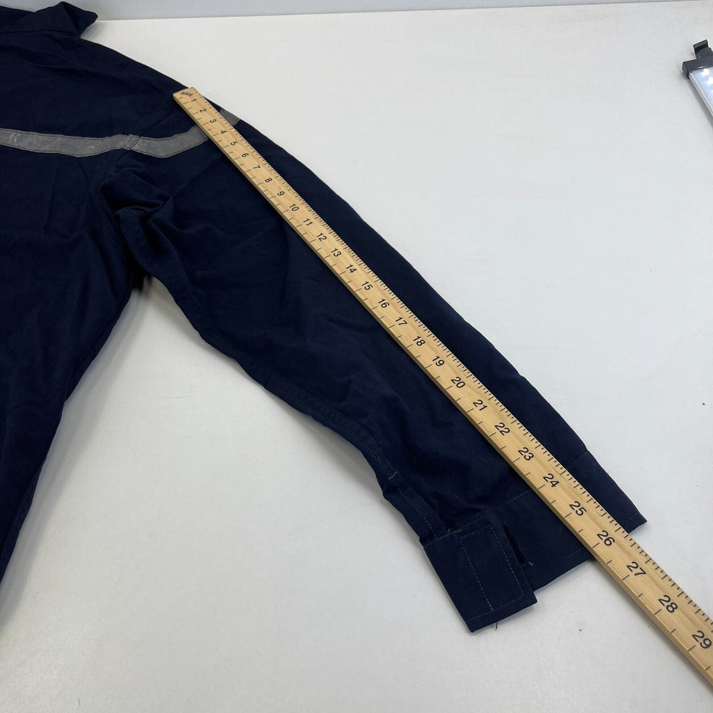 Balsan French Military Chore Jacket size 128L (UK XL) Navy Blue Workwear Canvas