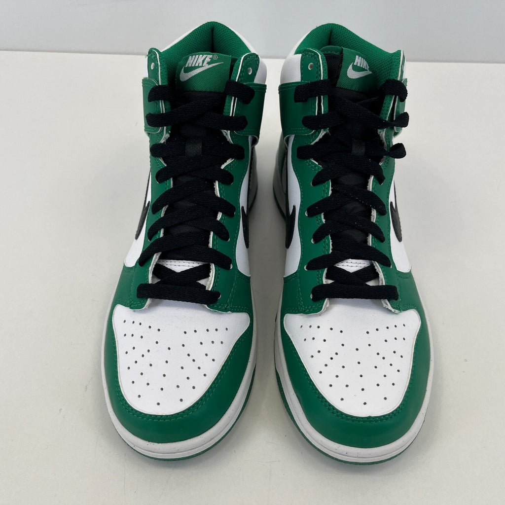 Nike GS Dunk High Celtics Green & White size UK 6 EU 40