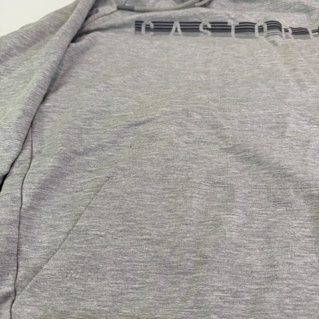 Castore Graphic Spellout Hoodie Grey size Small - VGC