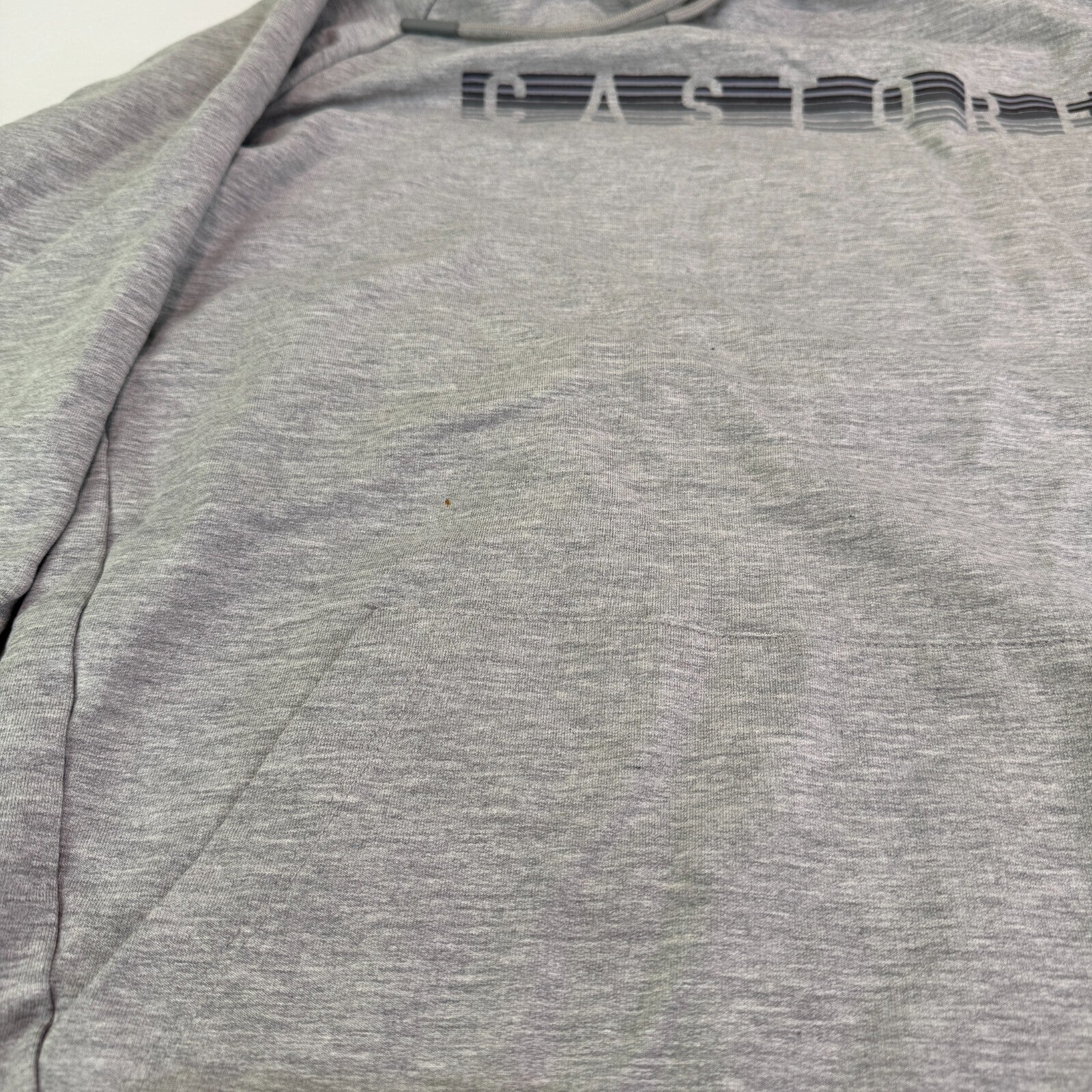 Castore Graphic Spellout Hoodie Grey size Small - VGC