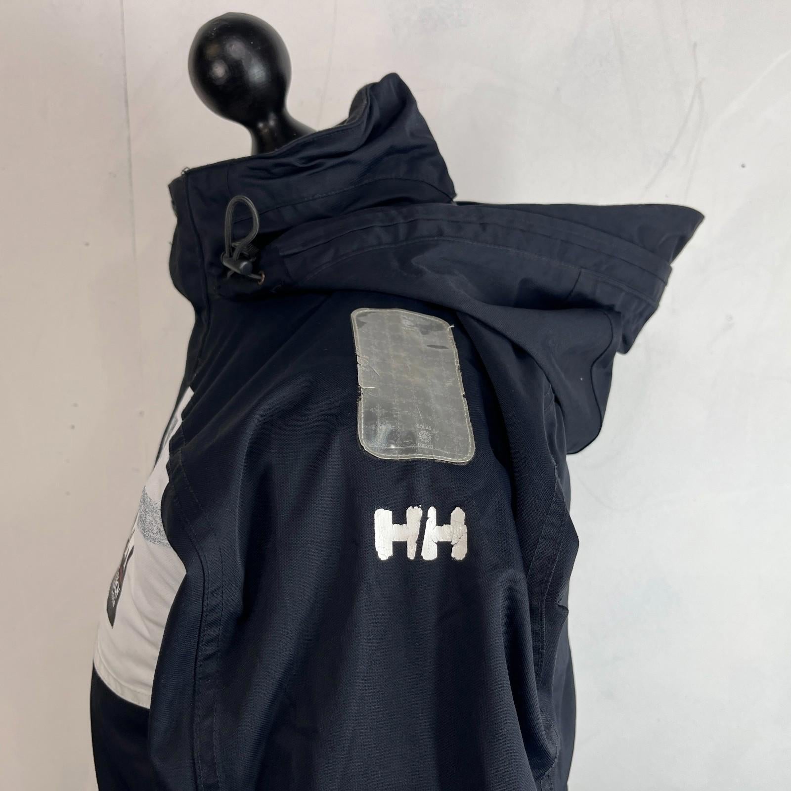 Helly Hansen Tech Performance Sailing Jacket Coat in Black Size S
