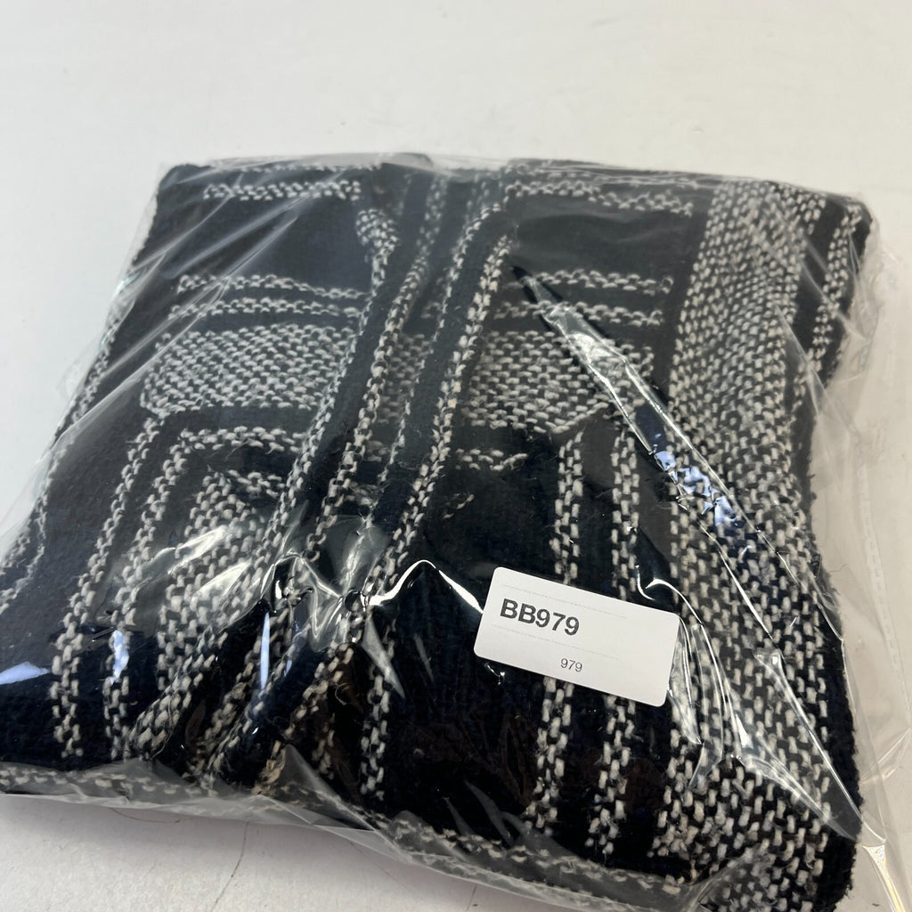 Genuine Mexican Baja Hoodie Pullover Hippie Festival Black/Grey UK size M