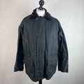 Miller & Simons Wax Jacket in Black UK size S - Waxed Cotton Raincoat
