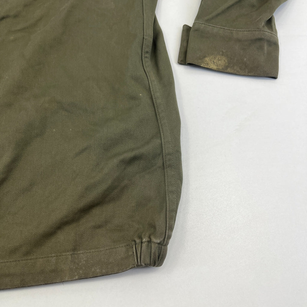 Custom Vintage French Army Jacket Rasta Rastafari Jah Smock size L (112M)