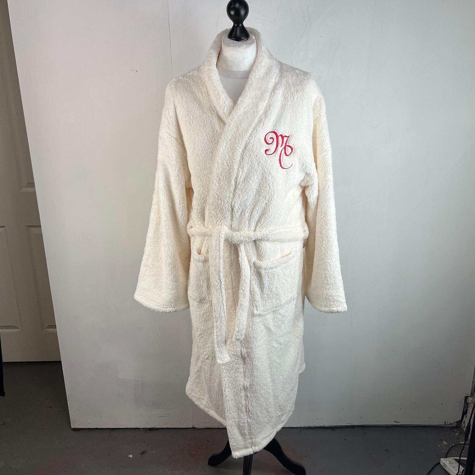 Exclusive Dua Lipa Dressing Gown in Cream White Adult size Large - New