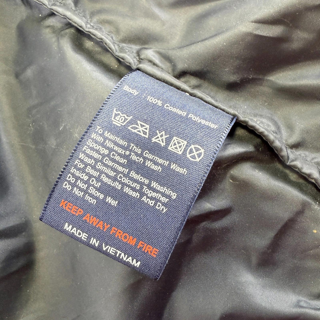 Original Puffa Pack-Away Jacket Pack-a-Mac with Stow-Hood Black size Medium