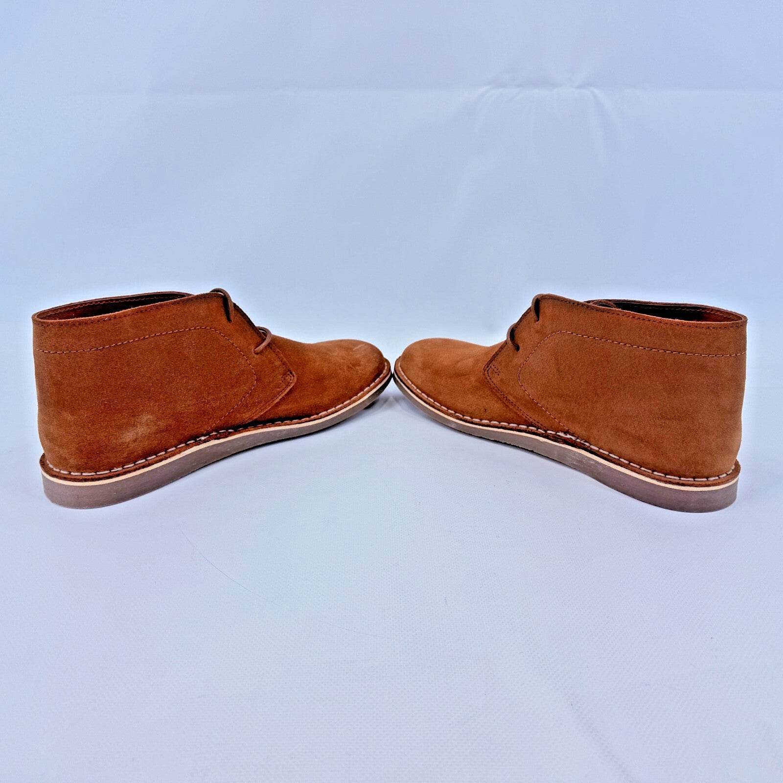 Delicious Junction Crowley Suede Desert Boots in Ginger Brown size UK 9 EU 43