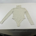 Lululemon Wundermost Soft Nulu Turtleneck Bodysuit Bone White XS See Details