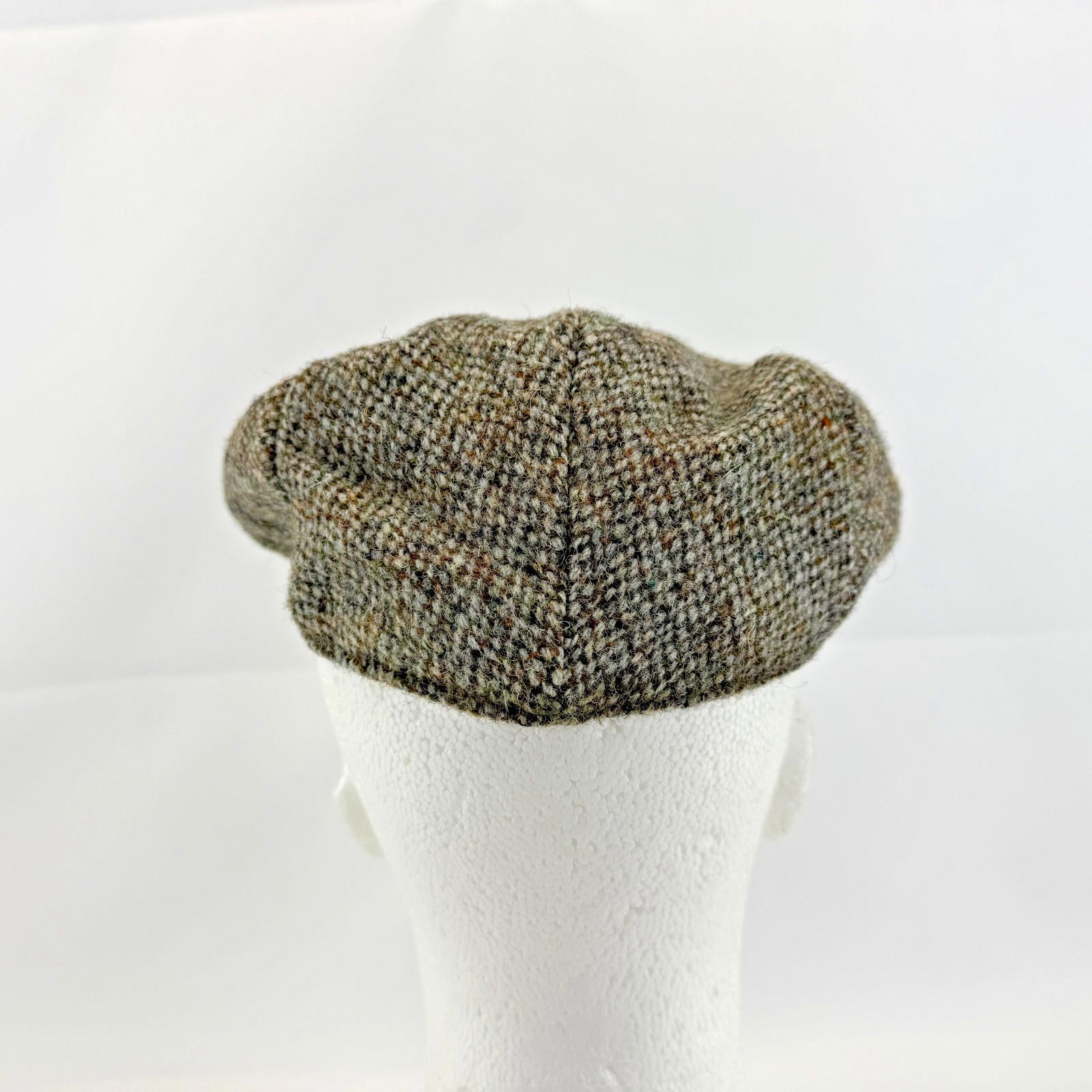 Vtg Christys of London Crofter Flat Cap Peaky Blinders 100% Wool 55cm 6 3/4