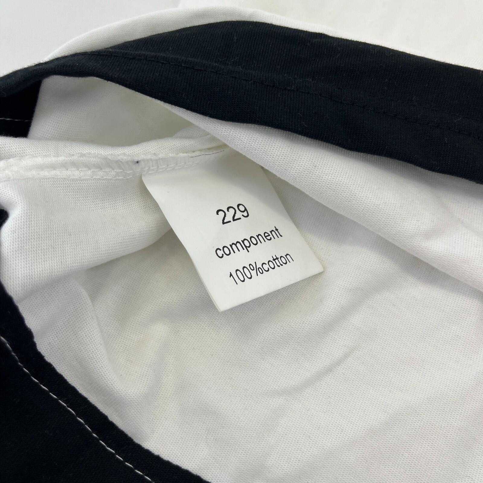 Bemcsho Oversized Punk T Shirt with Straps Skater size Medium Relaxed in White