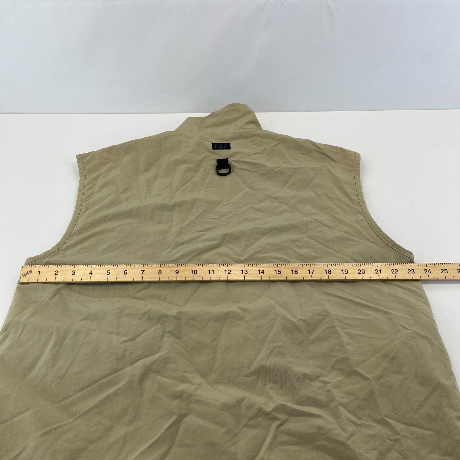 Hummel Hybrid Utility Vest Cargo Gilet Sleeveless Jacket size L Beige