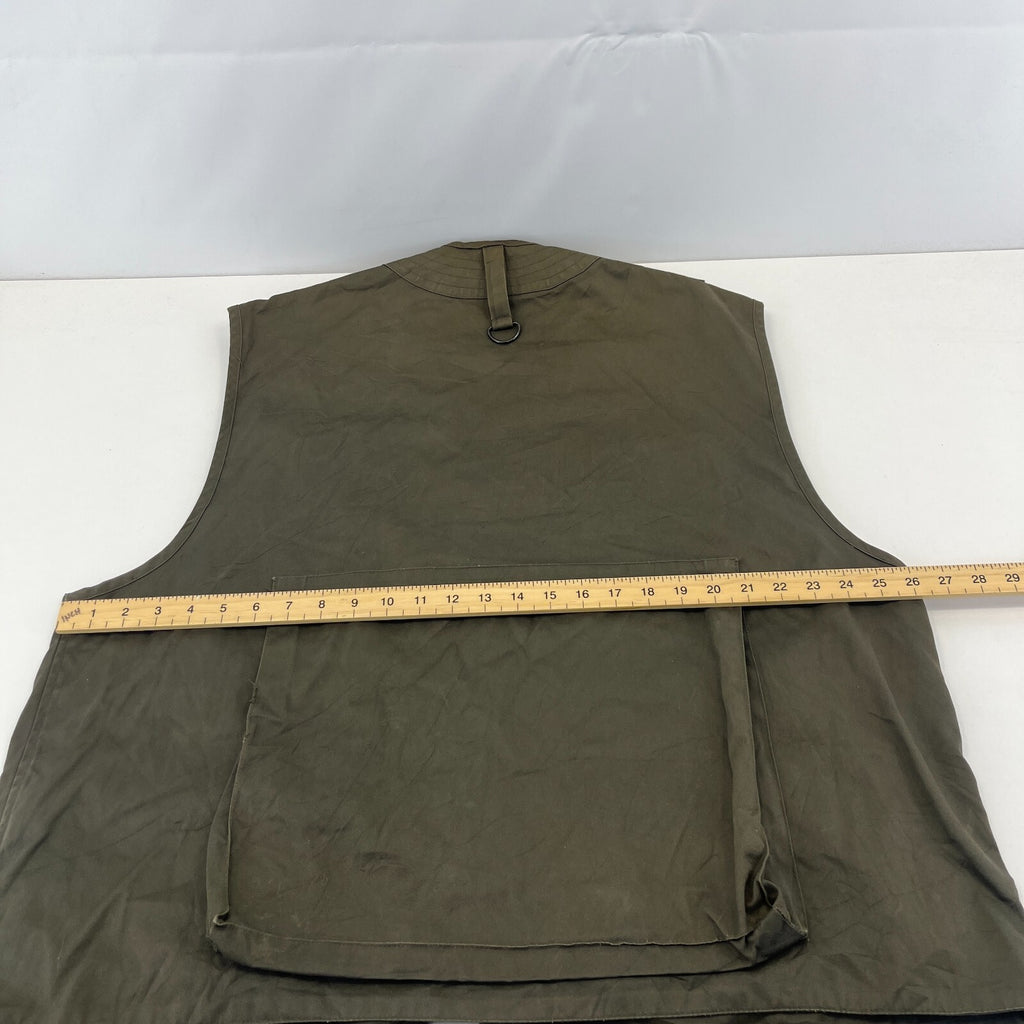 Khaki Green Men's Fishing Vest Gilet Hunting Shooting Multi Pocket size 4XL