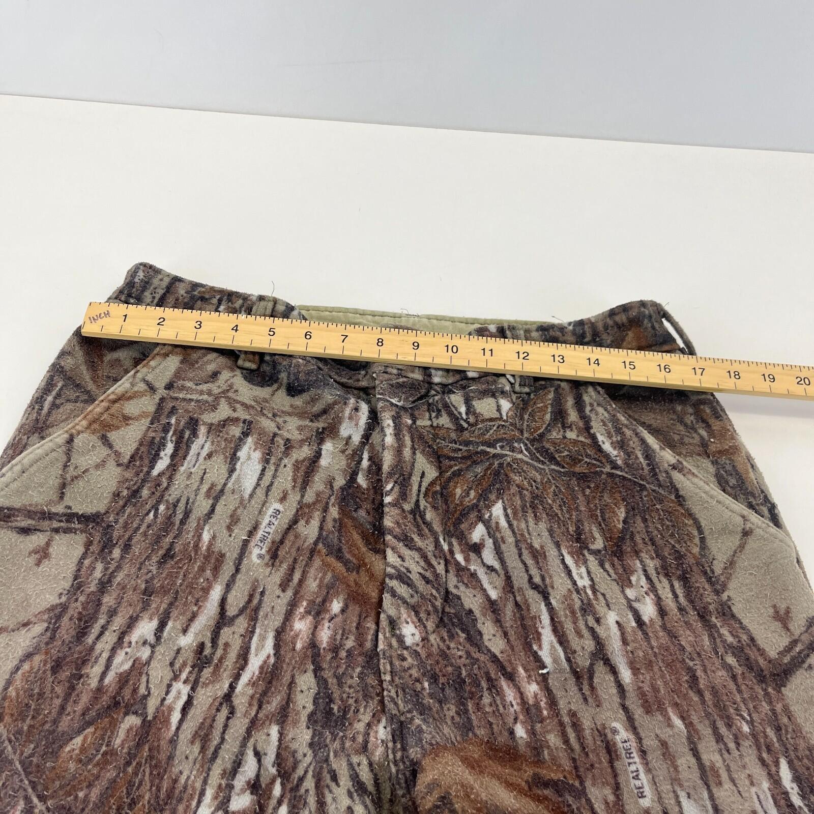 Realtree Thermal Trousers W36" L32" Adult Brown Carpenter Camo Workwear