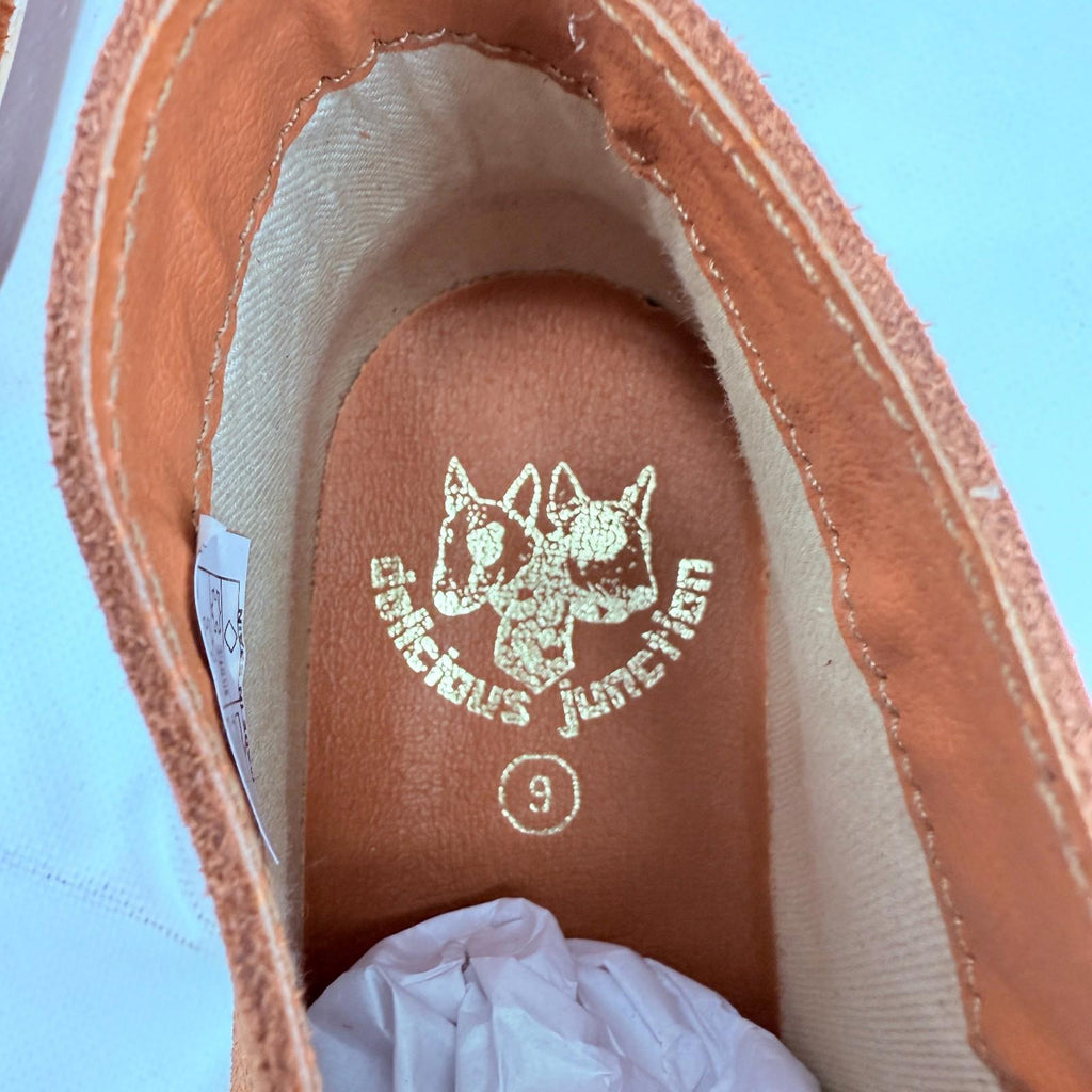 Delicious Junction Crowley Suede Desert Boots in Ginger Brown size UK 9 EU 43