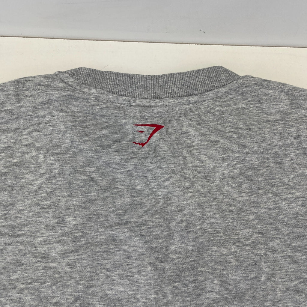 Gymshark Lifting Essentials Grey Pullover Sweatshirt size Large Oversized