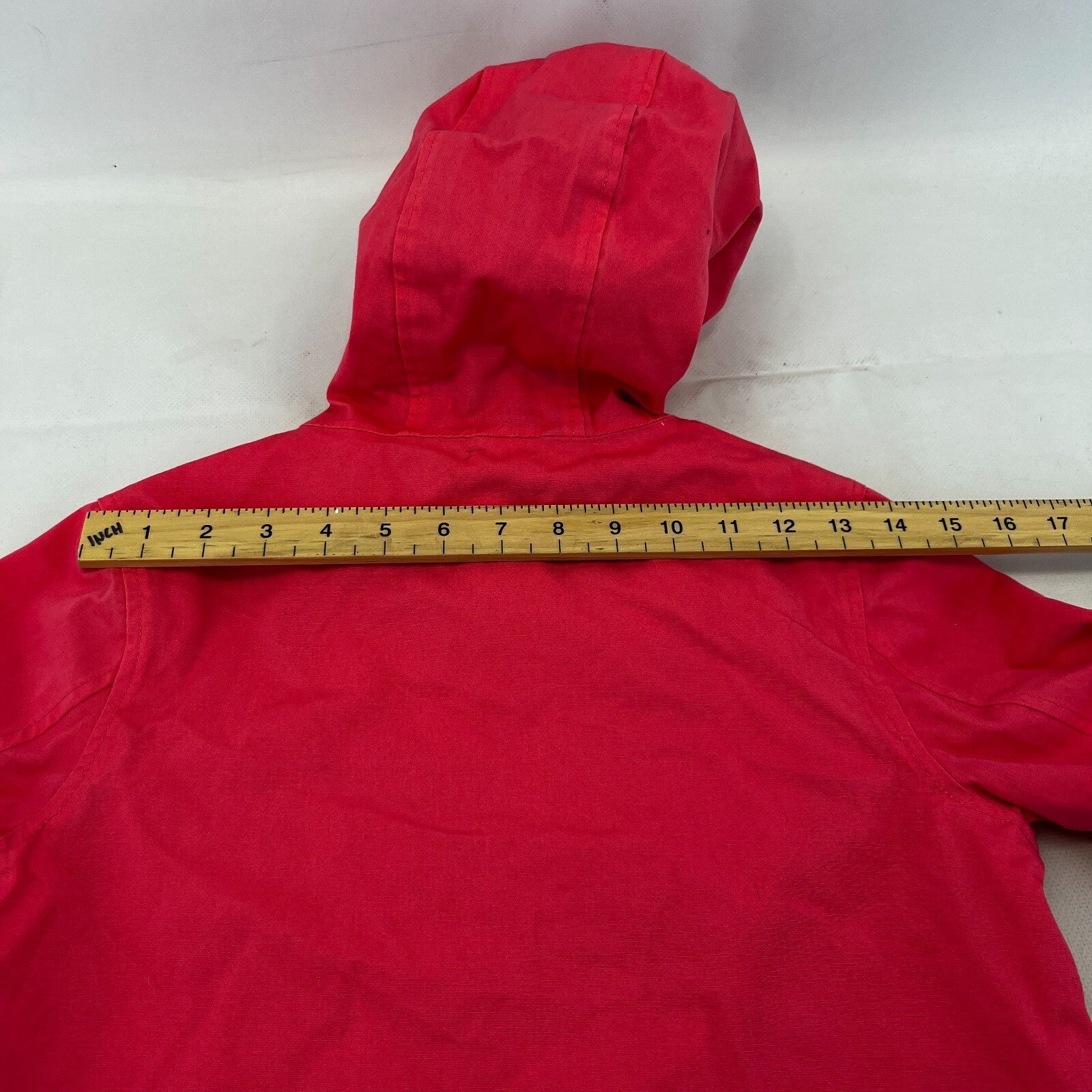 Joules Girls Waterproof Breathable Canvas Jacket Hooded in Pink size 11-12yrs