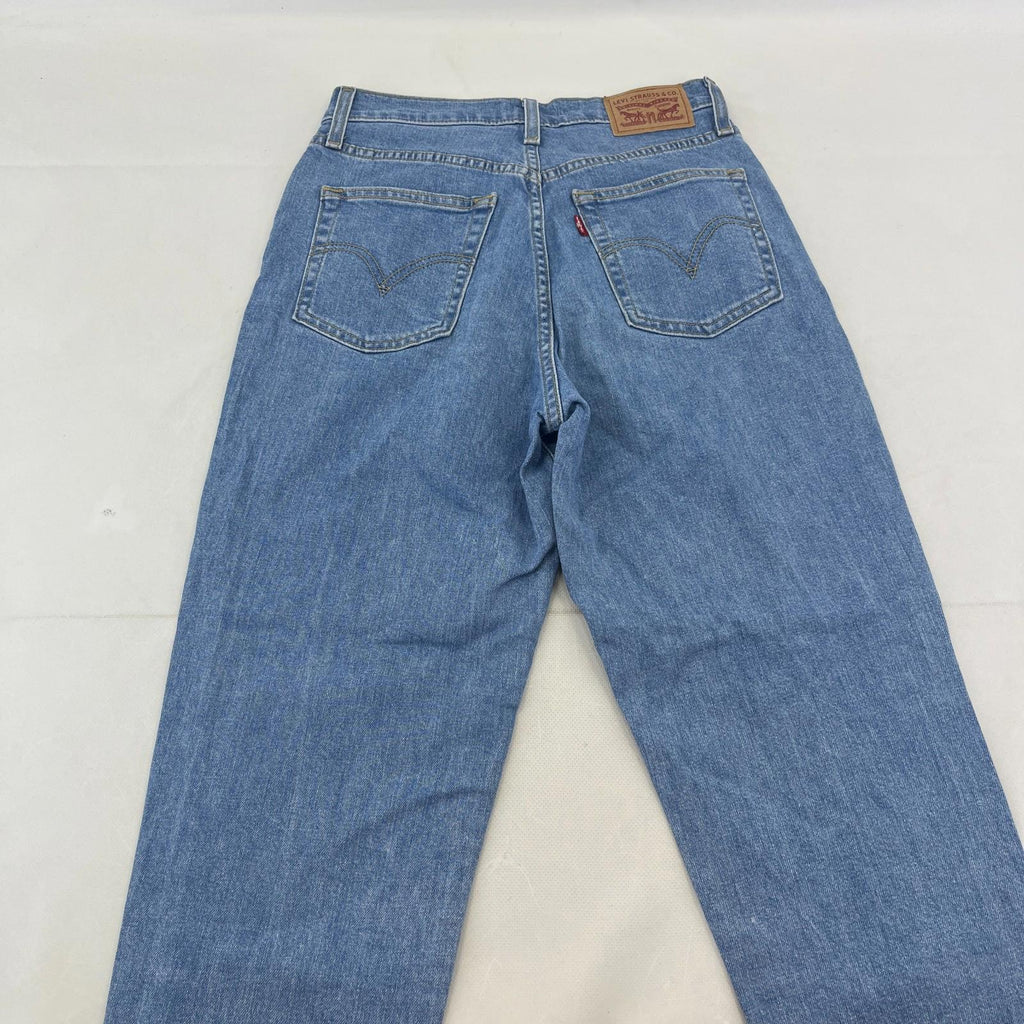 Levi's High Waisted Taper Jeans W26" L27" Levi Strauss Blue Denim
