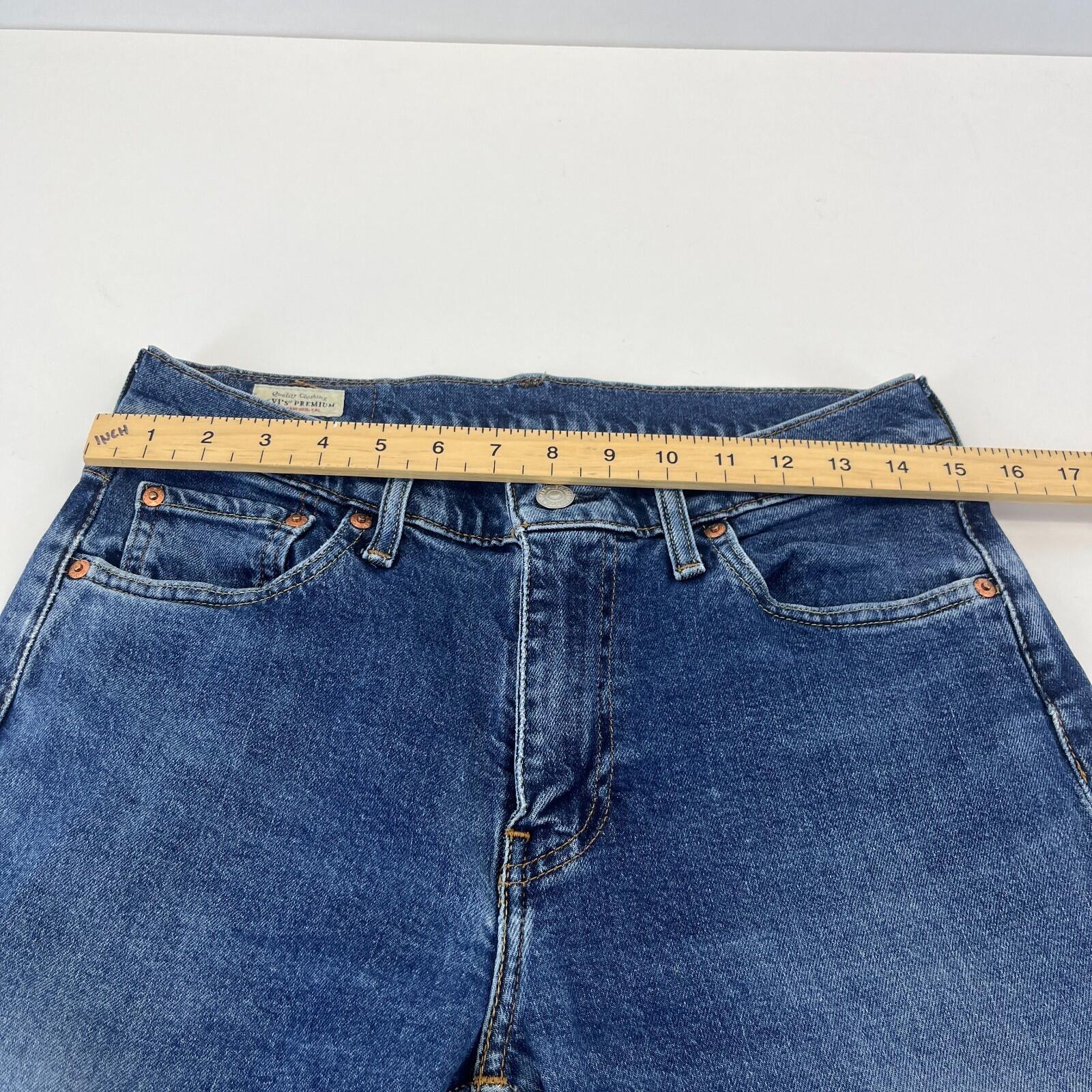 Levis 512 Premium Big E Slim Stretch Blue Denim Jeans W30" *L30"