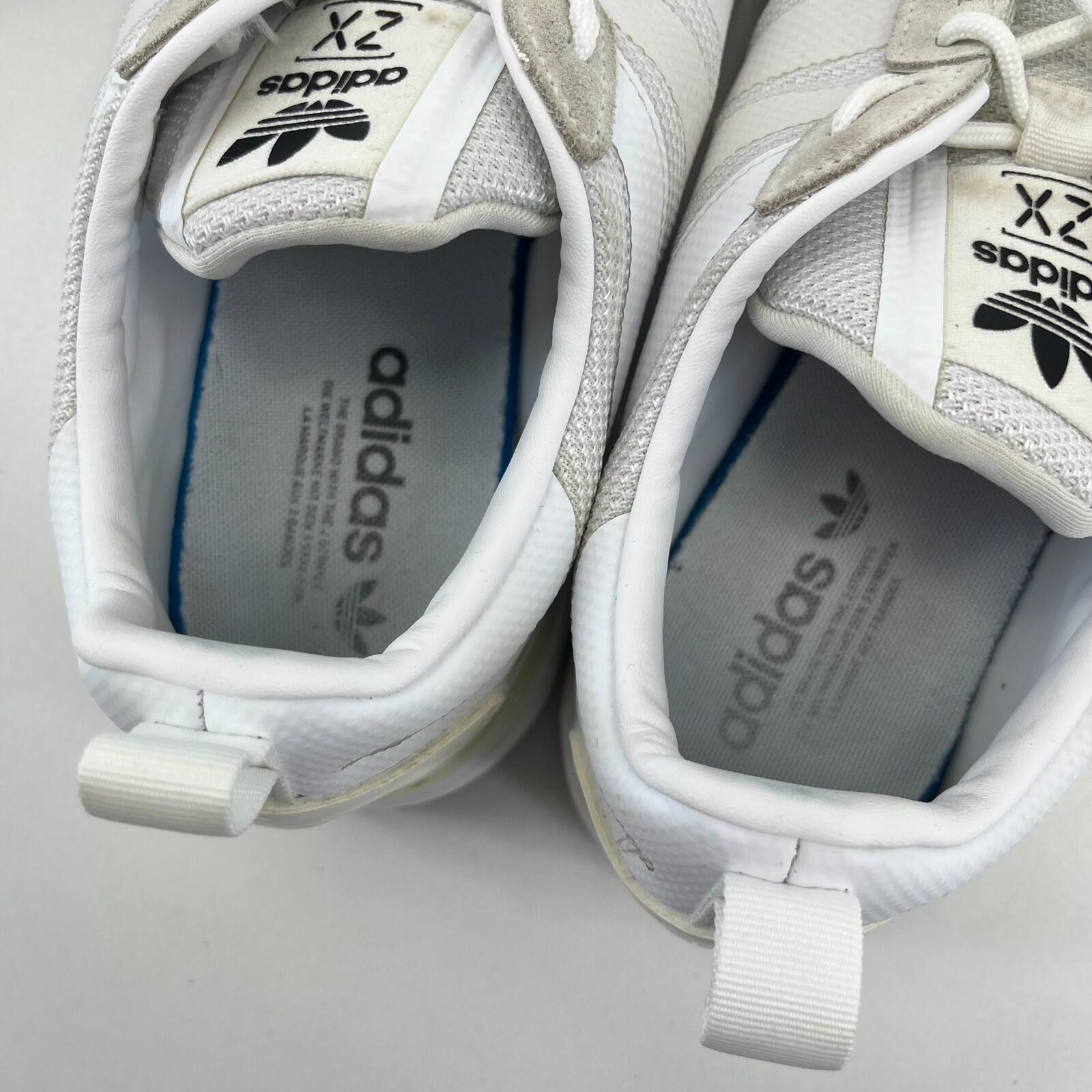 Adidas ZX 700 HD Trainers UK Men's size 12 White Mesh Running Shoes Gym Casual