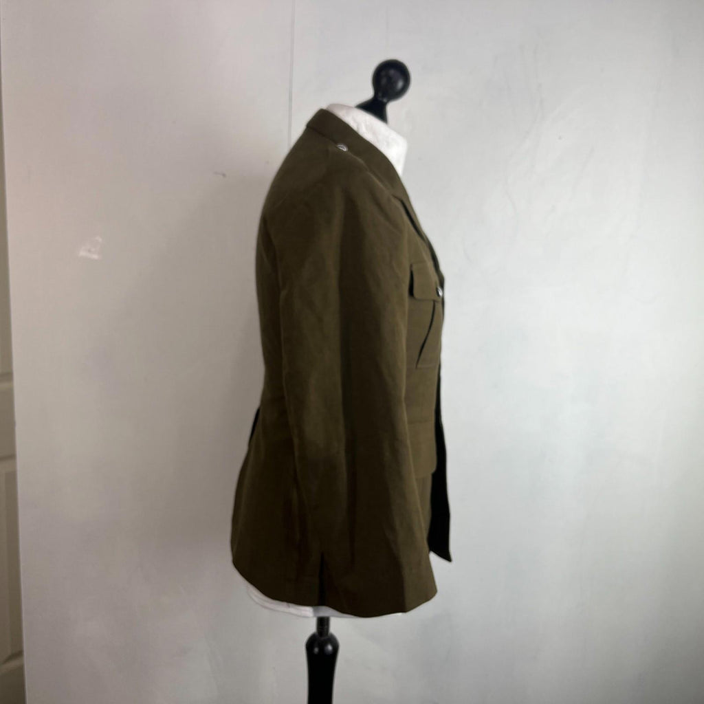 Rare Vintage 1971 French Military Jacket Parade Dress Tunic size 96C