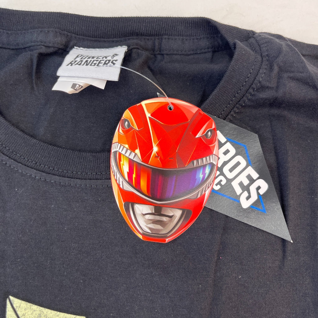 Power Rangers Logo Morph Into Action Women's/Unisex T-Shirt Mighty Morphin - M