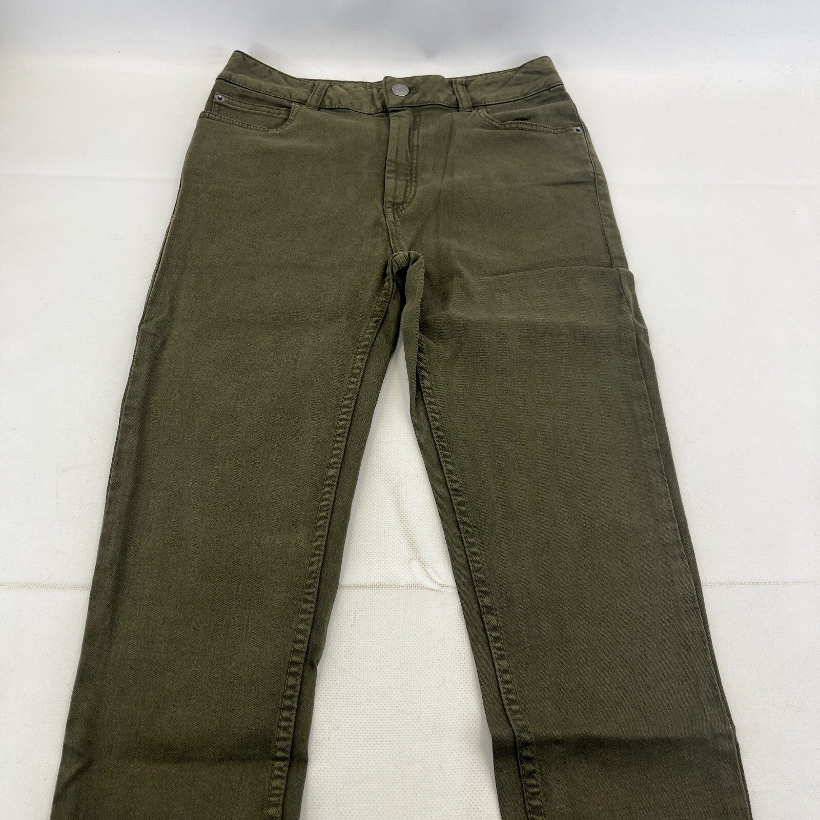 Marks & Spencer Khaki Green Super Skinny Jeans UK Women's size 10L - NWOT